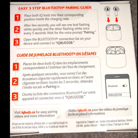 IQ Wireless Earbuds - Picture 2 of 4